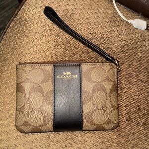 coach mini wristlet